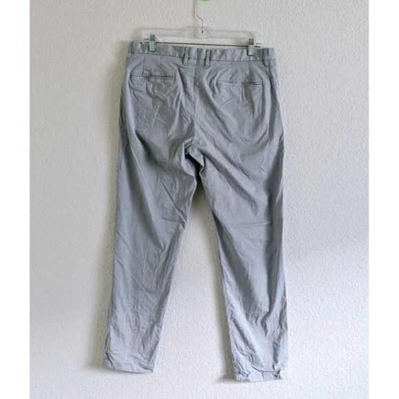 Proper Cloth Sondrio Grey Lightweight Stretch Chino Twill Slim Size 34 - Picture 4 of 9